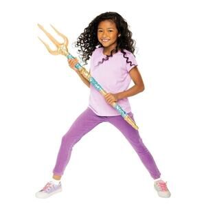 🔥The Little Mermaid King Tritons All-Powerful Trident Toy 36 Inches Long BNWT🔥